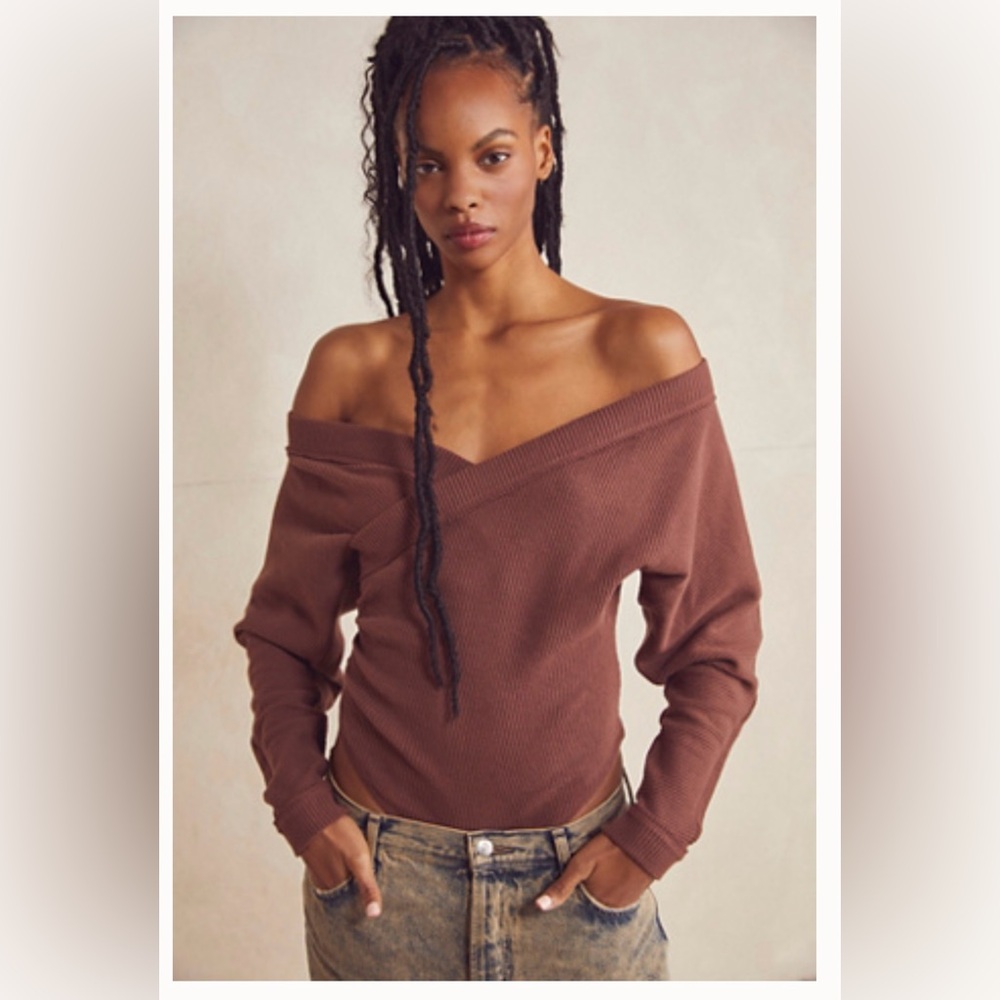 Free People Lovin' This Feeling Long Sleeve Bodysuit